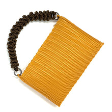 Load image into Gallery viewer, THE KNOT CLUTCH TURMERIC / BLACK