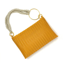 Load image into Gallery viewer, THE CIRCLE KNOTTED CLUTCH TURMERIC