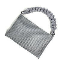 Load image into Gallery viewer, THE KNOT CLUTCH SILVER / SILVER