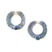 Load image into Gallery viewer, TONATI HOOP EARRINGS SILVER