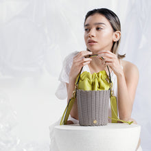 Load image into Gallery viewer, AURA BUCKET BAG LEMON