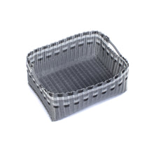 Load image into Gallery viewer, ALMA HOME BASKET SILVER LINES L