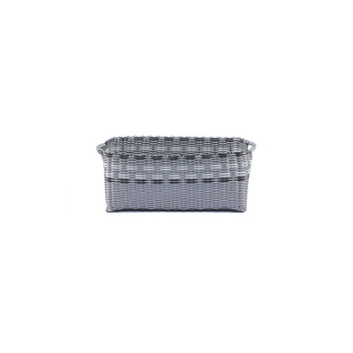 ALMA HOME BASKET SILVER LINES M