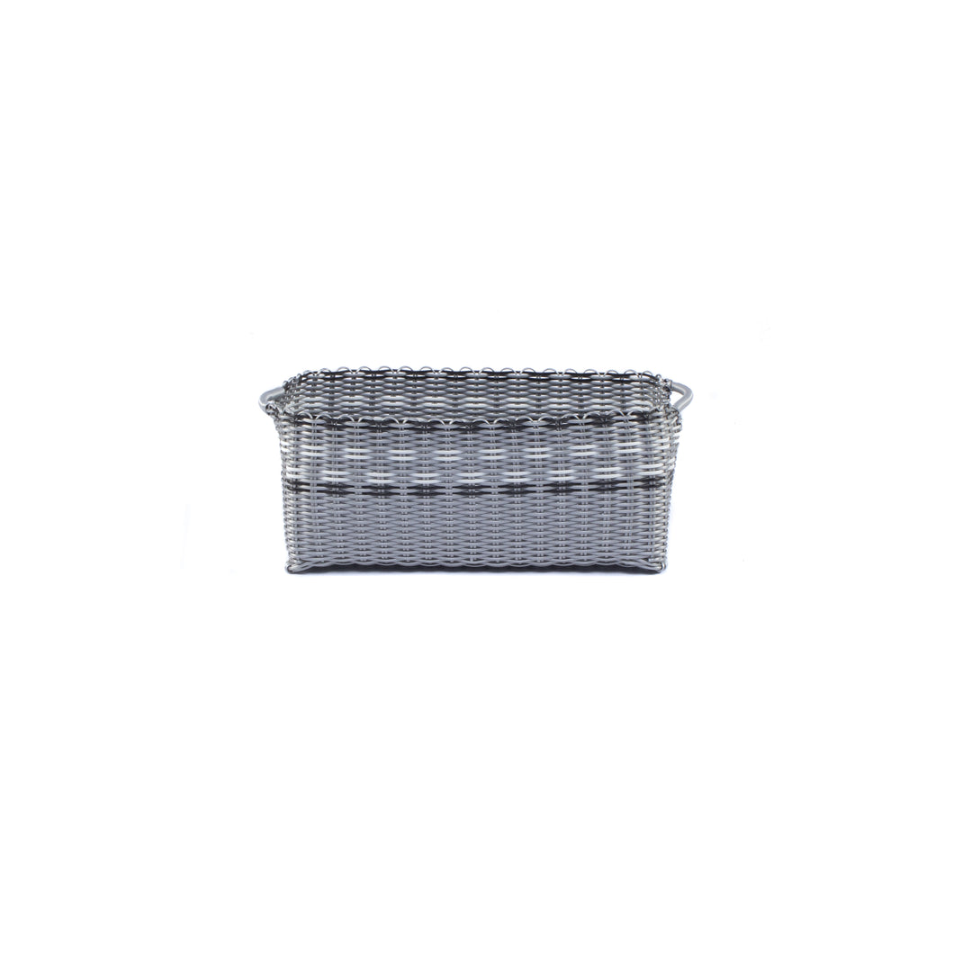 ALMA HOME BASKET SILVER LINES M