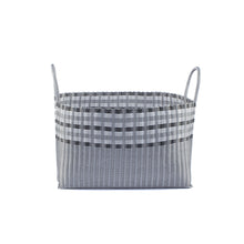 Load image into Gallery viewer, ALMA HOME BASKET SILVER LINES XL