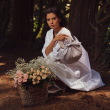 Load image into Gallery viewer, THE BOMBOM BAG BLUSH / SILVER