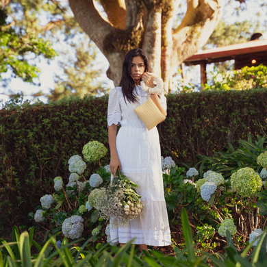 THE MINI TONATI YELLOW / NATURAL