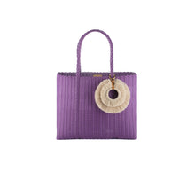 Load image into Gallery viewer, AURA MEDIUM TOTE LAVENDER / NATURAL