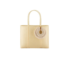 Load image into Gallery viewer, AURA MEDIUM TOTE CHAMPAGNE / NATURAL