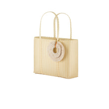 Load image into Gallery viewer, AURA MEDIUM TOTE CHAMPAGNE / NATURAL