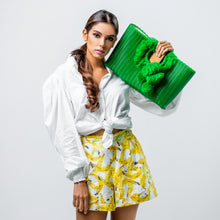 Load image into Gallery viewer, TONATI OVERSIZED CLUTCH GREEN