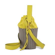 Load image into Gallery viewer, AURA BUCKET BAG LEMON