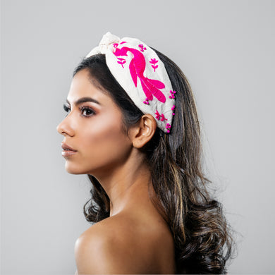 OTOMI HEADBAND FUCSIA