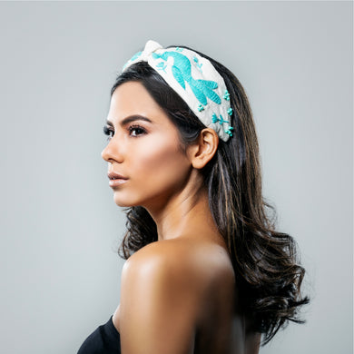 OTOMI HEADBAND AQUA